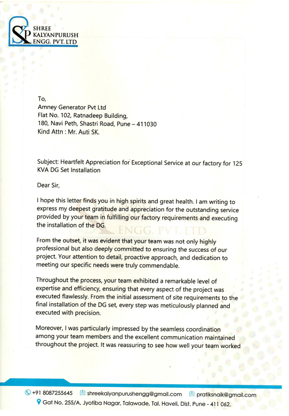 Customer Testimonial